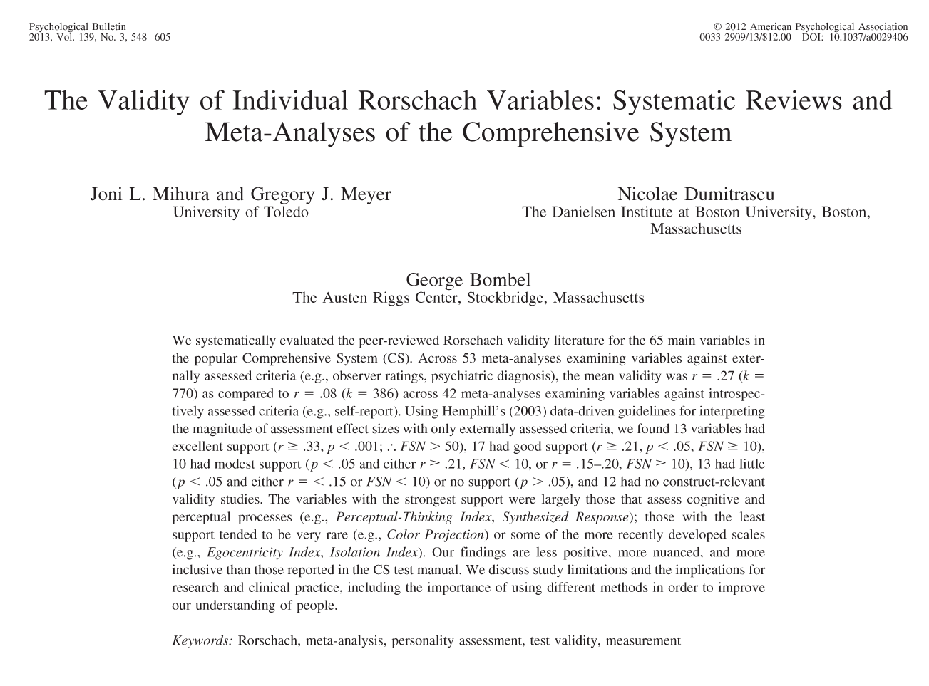 Empirically Supported